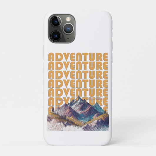 Coques Case-Mate iPhone Design de montagne d'aventure (Dos)