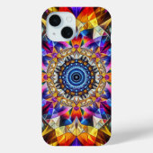 Coques Case-Mate iPhone Design de Neon Kaleidoscope (Verso)