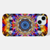 Coques Case-Mate iPhone Design de Neon Kaleidoscope (Verso (horizontal))