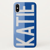Coques Case-Mate iPhone Design de nom en gras - Katie (Dos)