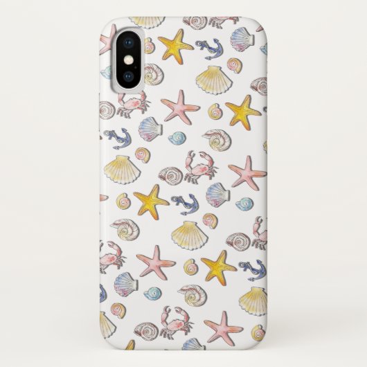 Coques Case-Mate iPhone Design de plage simple et agréable (Dos)