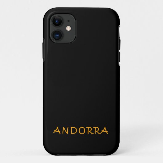 Coques Case-Mate iPhone Design de texte en Andorre (Dos)