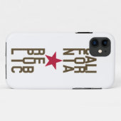 Coques Case-Mate iPhone Design de texte original Californie République (Dos (Horizontal))