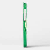 Coques Case-Mate iPhone Design de Textile Mixte Créatif Vert Lumineux. Gru (Verso / Gauche)