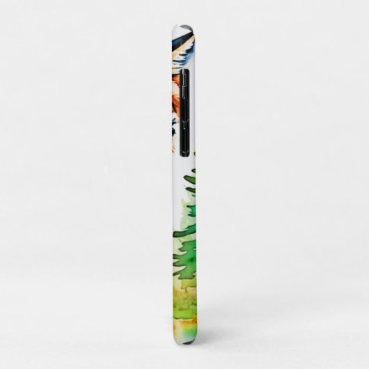 Coques Case-Mate iPhone Design de vue Forest Fox (Dos/Gauche)