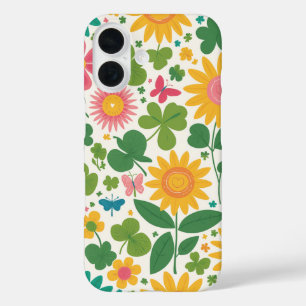 Coques iPhone 16 Design des fleurs