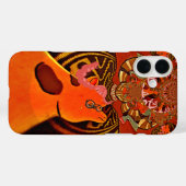 Coques Case-Mate iPhone Design d'image de Just Funny Giraffe (Verso (horizontal))