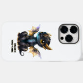 Coques Case-Mate iPhone Design Dragon Noir (Verso (horizontal))