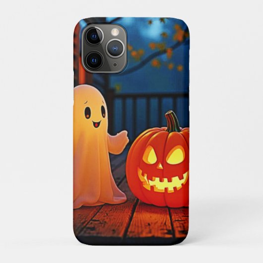 Coques Case-Mate iPhone Design éffrayant d'Halloween brillant (Dos)