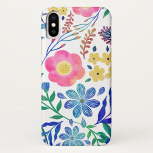 Case-Mate iPhone Case Design élégant de peinture à la main de fleurs ros