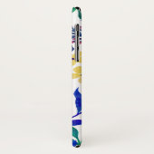 Coques Case-Mate iPhone Design élégant de peinture à la main de fleurs ros (Dos/Gauche)