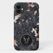 Coques Case-Mate iPhone Design élégant des signes Zodiac Taurus (Dos)