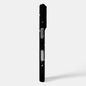 Coques Case-Mate iPhone Design élégant en noir et blanc (Verso / Droite)