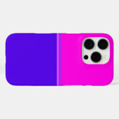Coques Case-Mate iPhone Design élégant en rose chaud et violet (Verso (horizontal))