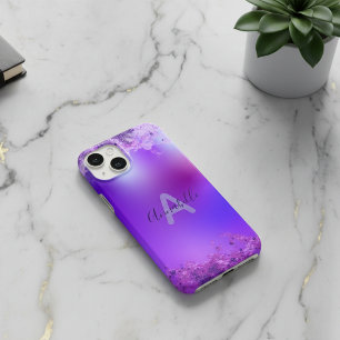 Coque Pour iPhone 14 Design élégant Violet violet violet violet moderne