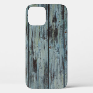 Case-Mate iPhone Case Design en bois turquoise vintage Shabby Chic cadea