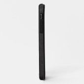 Coques Case-Mate iPhone Design en cuir noir (Dos/Gauche)