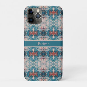 Case-Mate iPhone Case Design en marbre bleu doux, personnalisable