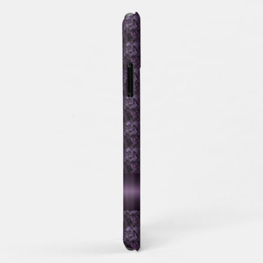 Coques Case-Mate iPhone Design en pierre violette (Dos/Droite)