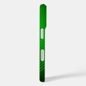 Coques Case-Mate iPhone Design et tendance moderne Monogramme vert initial (Verso / Droite)
