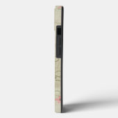 Coques Case-Mate iPhone Design Fleur Rose Vert (Verso / Gauche)