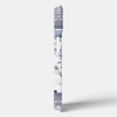 Coques Case-Mate iPhone Design floral à ressort multi-bleu (Verso / Droite)