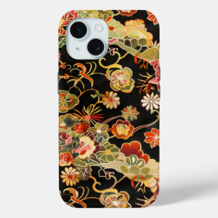 Coque Pour iPhone 15 Design floral complexe