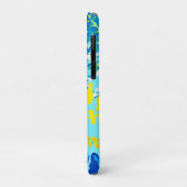 Coques Case-Mate iPhone Design floral dynamique (Dos/Gauche)