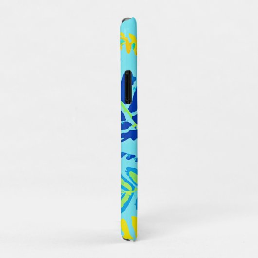 Coques Case-Mate iPhone Design floral dynamique (Dos/Droite)