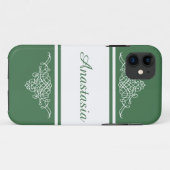 Coques Case-Mate iPhone Design floral élégant (Dos (Horizontal))
