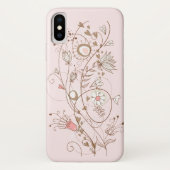 Coques Case-Mate iPhone Design floral élégant (Dos)