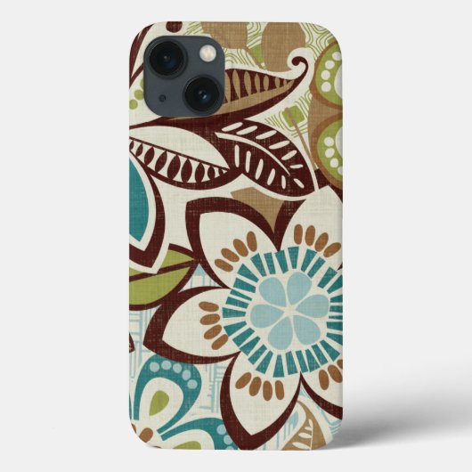 Coques Case-Mate iPhone Design floral moderne (Verso)