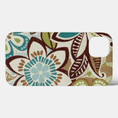 Coques Case-Mate iPhone Design floral moderne (Verso (horizontal))