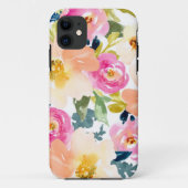 Coques Case-Mate iPhone Design floral moderne (Dos)