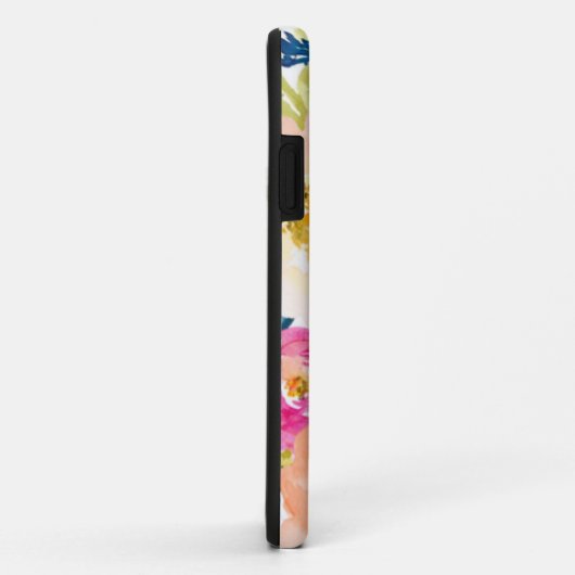 Coques Case-Mate iPhone Design floral moderne (Dos/Droite)