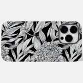 Coques Case-Mate iPhone Design floral noir et blanc pour boîtier téléphoni (Verso (horizontal))