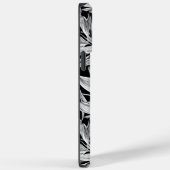 Coques Case-Mate iPhone Design floral noir et blanc pour boîtier téléphoni (Verso / Droite)