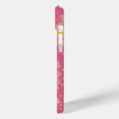 Coques Case-Mate iPhone Design floral rose et jaune (Verso / Gauche)