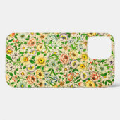 Coques Case-Mate iPhone Design floral traditionnel indien de printemps (Verso (horizontal))