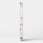 Coques Case-Mate iPhone design floral transparent avec fleur fond clair (Verso / Gauche)