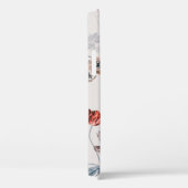 Coques Case-Mate iPhone design floral transparent avec fleur fond clair (Verso / Droite)
