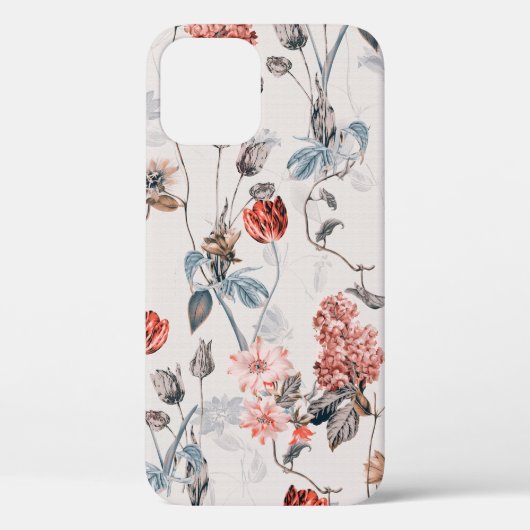 Coques Case-Mate iPhone design floral transparent avec fleur fond clair (Verso)