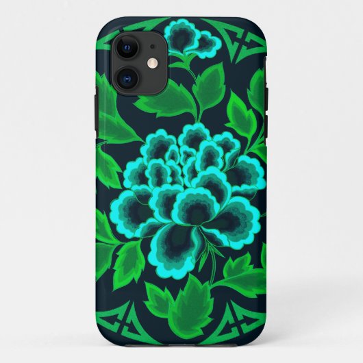 Coques Case-Mate iPhone Design floral vintage (Dos)
