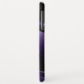 Coques Case-Mate iPhone Design géométrique moderne violet brillant (Dos/Gauche)