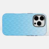 Coques Case-Mate iPhone Design géométrique Ombre Sky Blue élégant (Verso (horizontal))