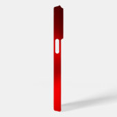 Coques Case-Mate iPhone Design géométrique rouge et noir métallique (Verso / Droite)