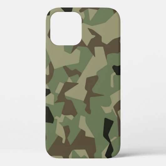 Coques Case-Mate iPhone Design graphique Camo kaki (Verso)