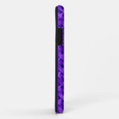 Coques Case-Mate iPhone Design graphique en osier violet (Dos/Droite)