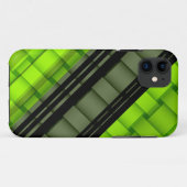 Coques Case-Mate iPhone Design graphique rétrographique à rayures noires e (Dos (Horizontal))