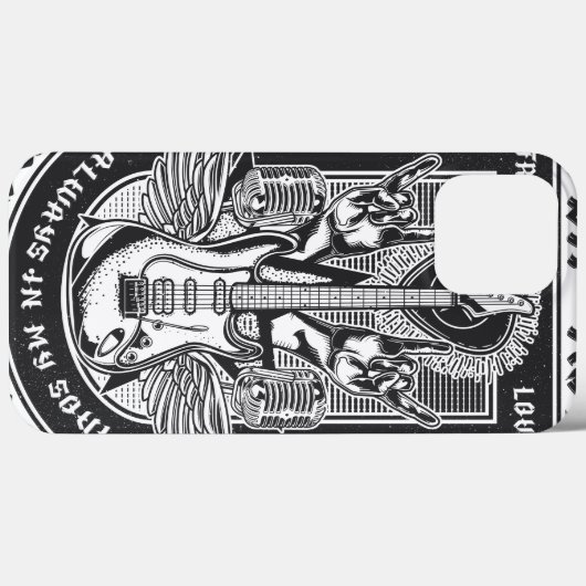 Coques Case-Mate iPhone Design Guitar Rock (Verso (horizontal))